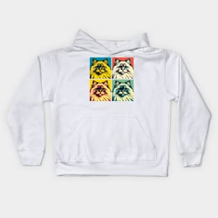 Ragamuffin Pop Art - Cat Lovers Kids Hoodie